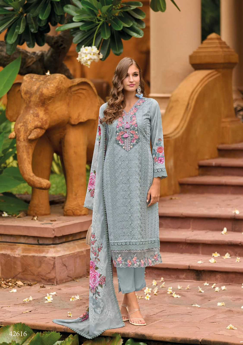 Kailee Fashion Safaranama Vol 4 Viscose Muslin Chikankari Work Pakistani Pret Kurti Collection