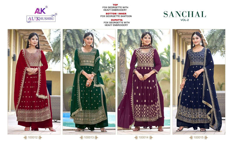 Sanchal Vol 2 By Al Khushbu Designer Unstitch Salwar Kameez Collection