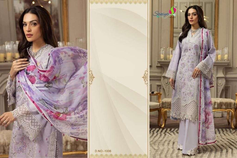 Saniya Trendz Anaya Vol 1 Cambric Cotton With Embroidery Suit Collection