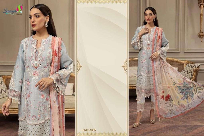 Saniya Trendz Anaya Vol 1 Cambric Cotton With Embroidery Suit Collection