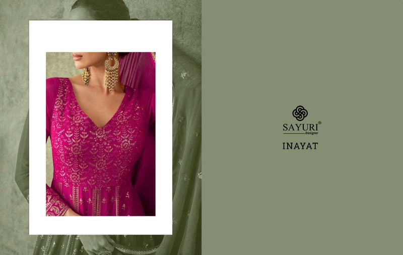 Sayuri Designer Surat Inayat 5243-5245 Readymade Top With Skirt And Dupatta Collection