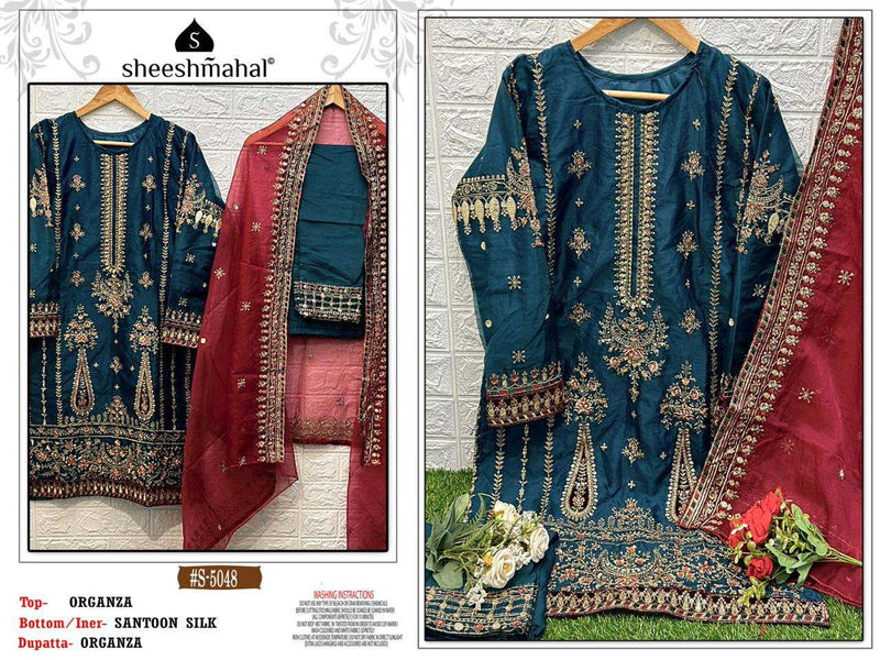 Sheeshmahal 5048 Designer Heavy Work Readymade Pakistani Pret Collection