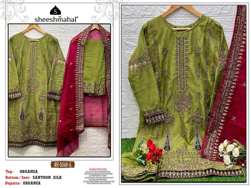 Sheeshmahal 5048 Designer Heavy Work Readymade Pakistani Pret Collection