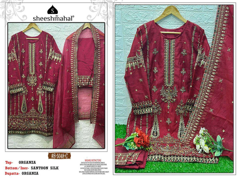 Sheeshmahal 5048 Designer Heavy Work Readymade Pakistani Pret Collection