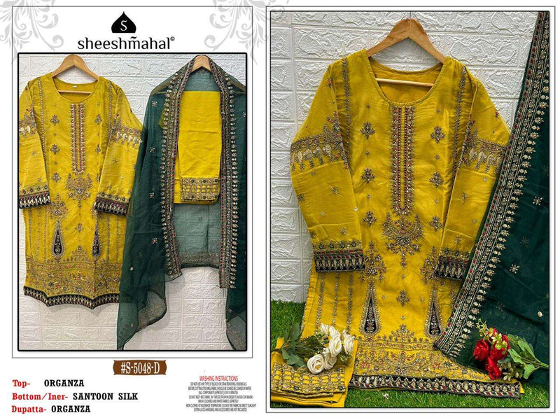 Sheeshmahal 5048 Designer Heavy Work Readymade Pakistani Pret Collection
