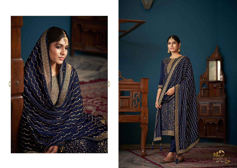 Sargam Groups Shehnai Vol 3 Viscose Dola Jacquard With Work Salwar Kameez