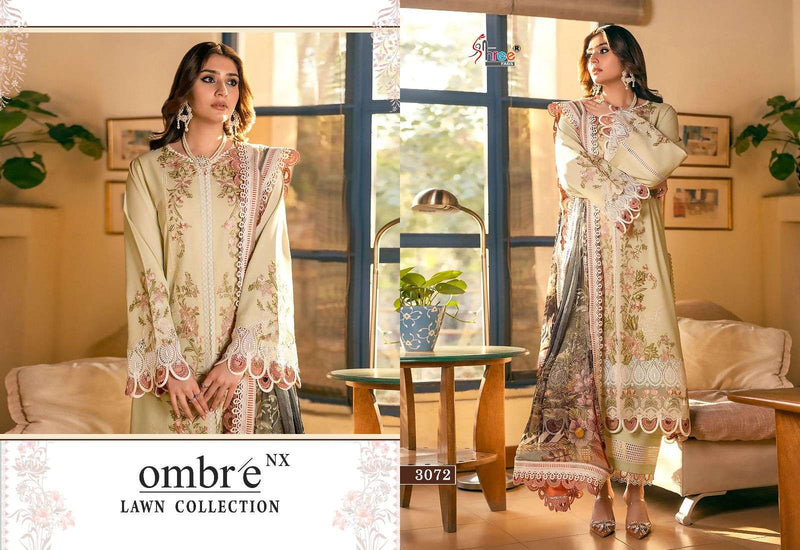 Shree Fabs Ombre Lawn Collection Nx Amazing Pakistani Salwar Kameez