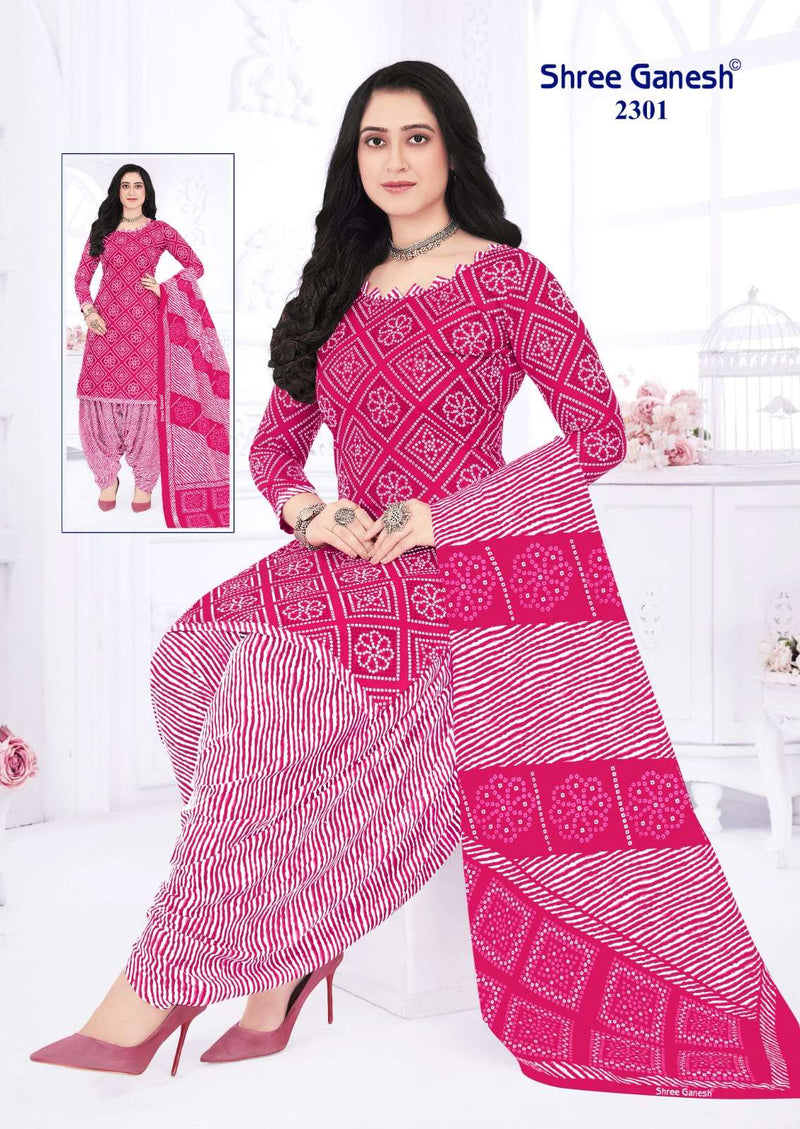 Shree Ganesh Bandhani Vol 3 Cotton Daily Wear Salwar Suit