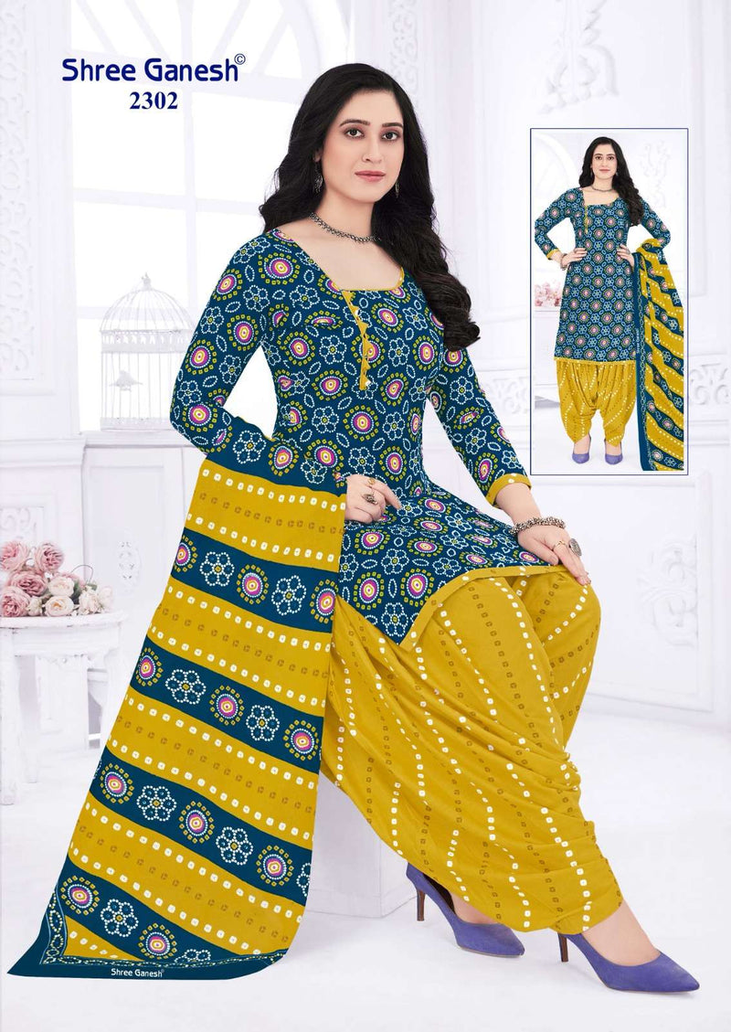 Shree Ganesh Bandhani Vol 3 Cotton Daily Wear Salwar Suit
