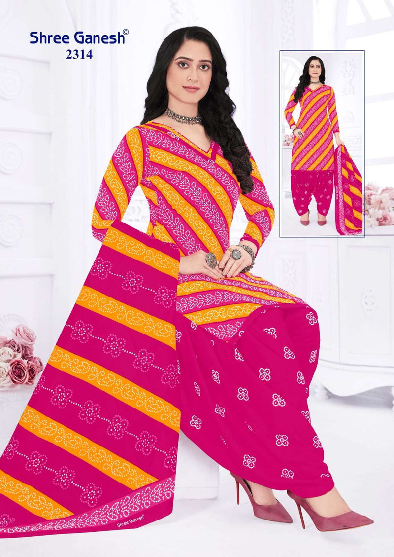Shree Ganesh Bandhani Vol 3 Cotton Daily Wear Salwar Suit