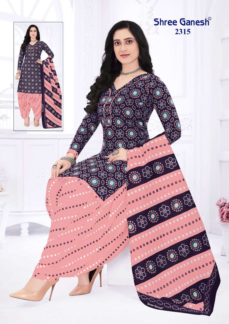 Shree Ganesh Bandhani Vol 3 Cotton Daily Wear Salwar Suit