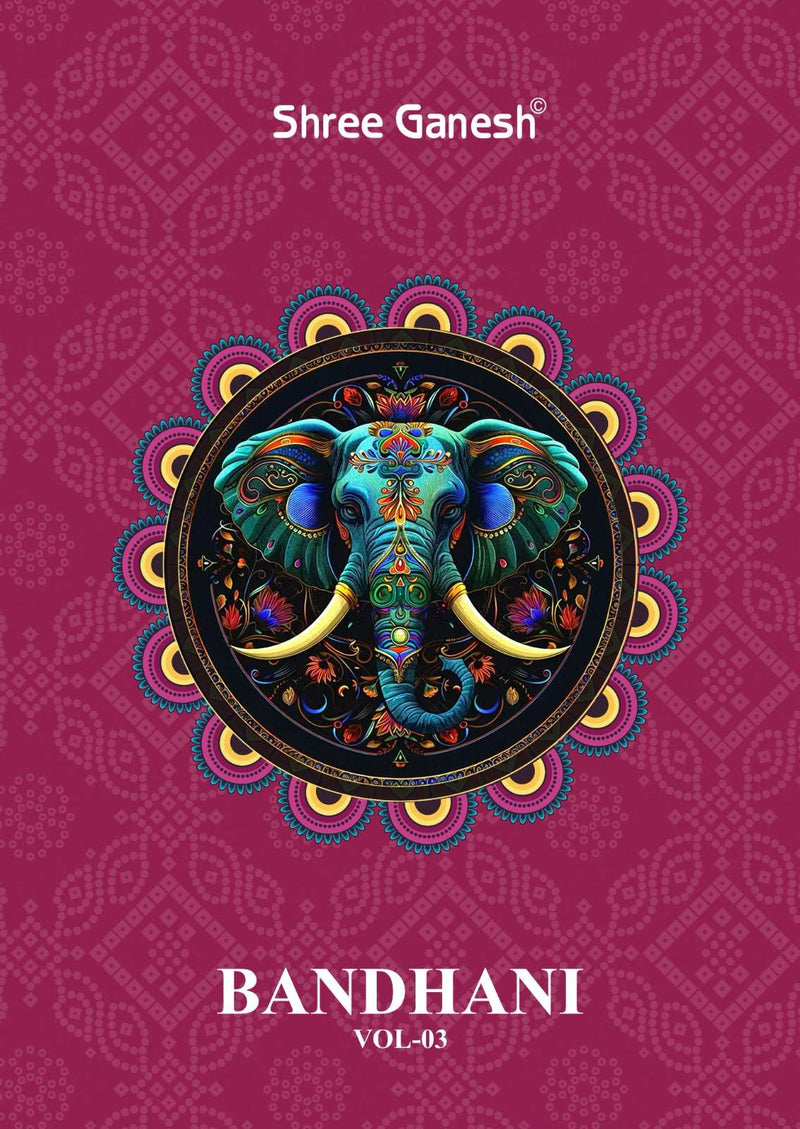 Shree Ganesh Bandhani Vol 3 Cotton Daily Wear Salwar Suit
