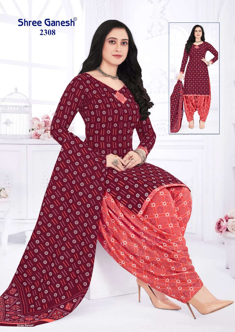 Shree Ganesh Bandhani Vol 3 Cotton Daily Wear Salwar Suit