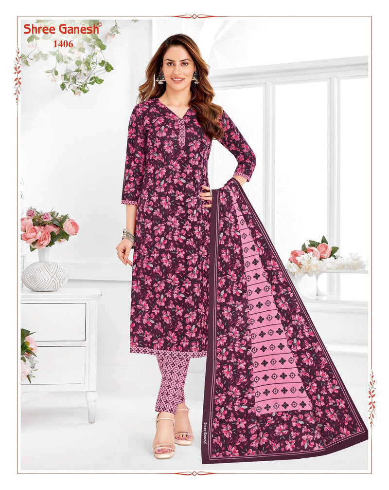 Shree Ganesh Vaani Vol 4 Stitch Collection Cotton Printed Dailywear Stiched Salwar Suit