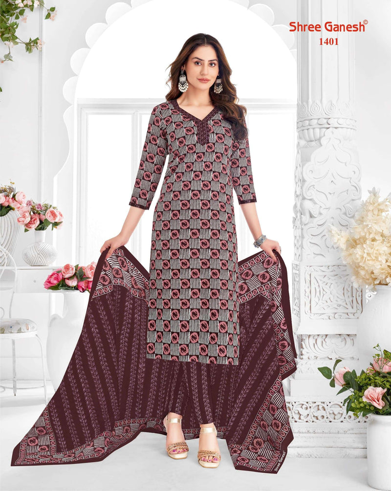 Shree Ganesh Vaani Vol 4 Stitch Collection Cotton Printed Dailywear Stiched Salwar Suit