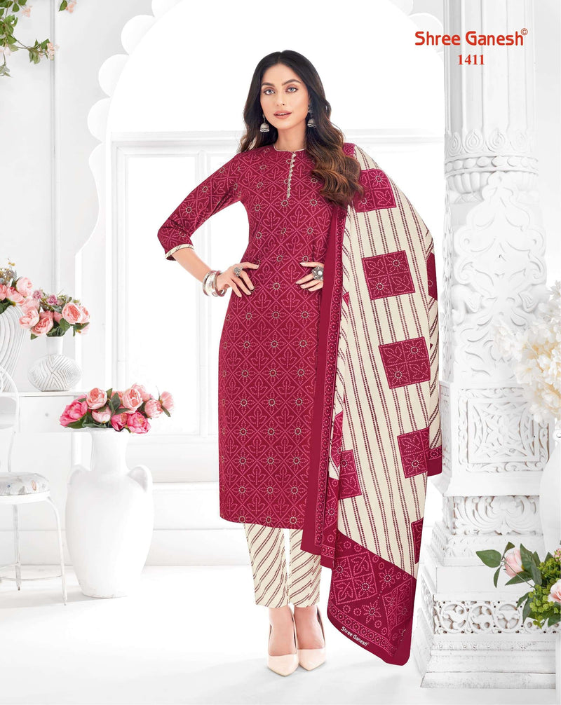 Shree Ganesh Vaani Vol 4 Stitch Collection Cotton Printed Dailywear Stiched Salwar Suit