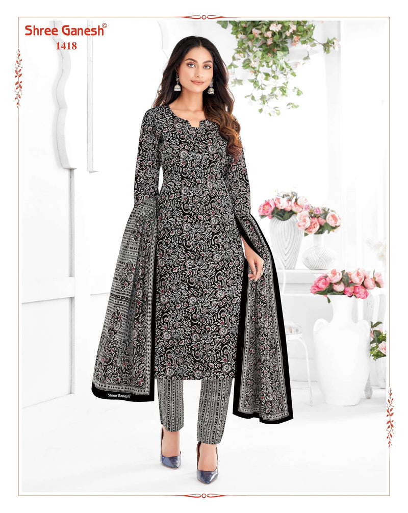 Shree Ganesh Vaani Vol 4 Stitch Collection Cotton Printed Dailywear Stiched Salwar Suit