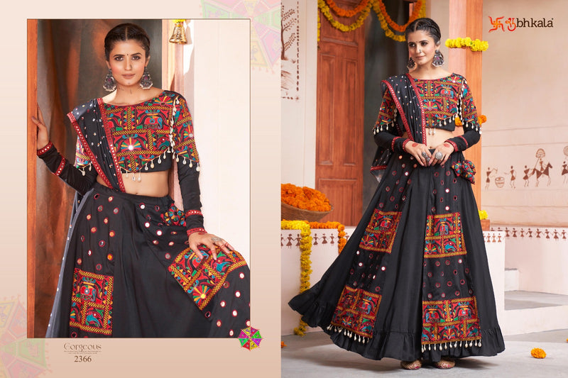 Shubhkala Raas Vol 10 Rayon Navratri Style Lehnga Choli Collection