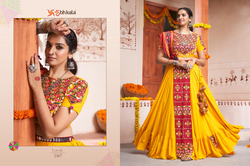 Shubhkala Raas Vol 10 Rayon Navratri Style Lehnga Choli Collection