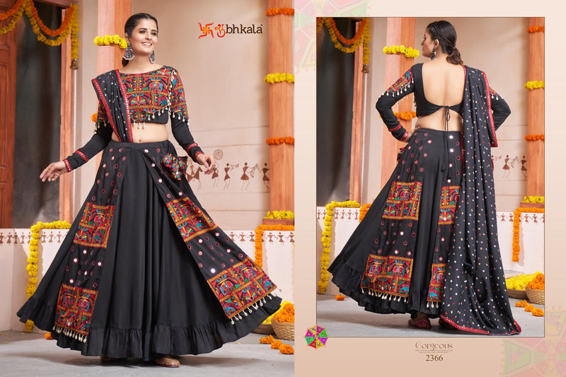 Shubhkala Raas Vol 10 Rayon Navratri Style Lehnga Choli Collection