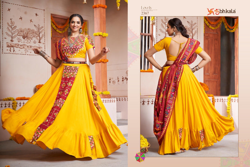 Shubhkala Raas Vol 10 Rayon Navratri Style Lehnga Choli Collection