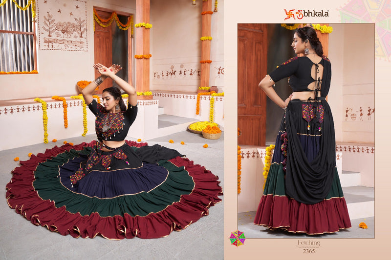 Shubhkala Raas Vol 10 Rayon Navratri Style Lehnga Choli Collection