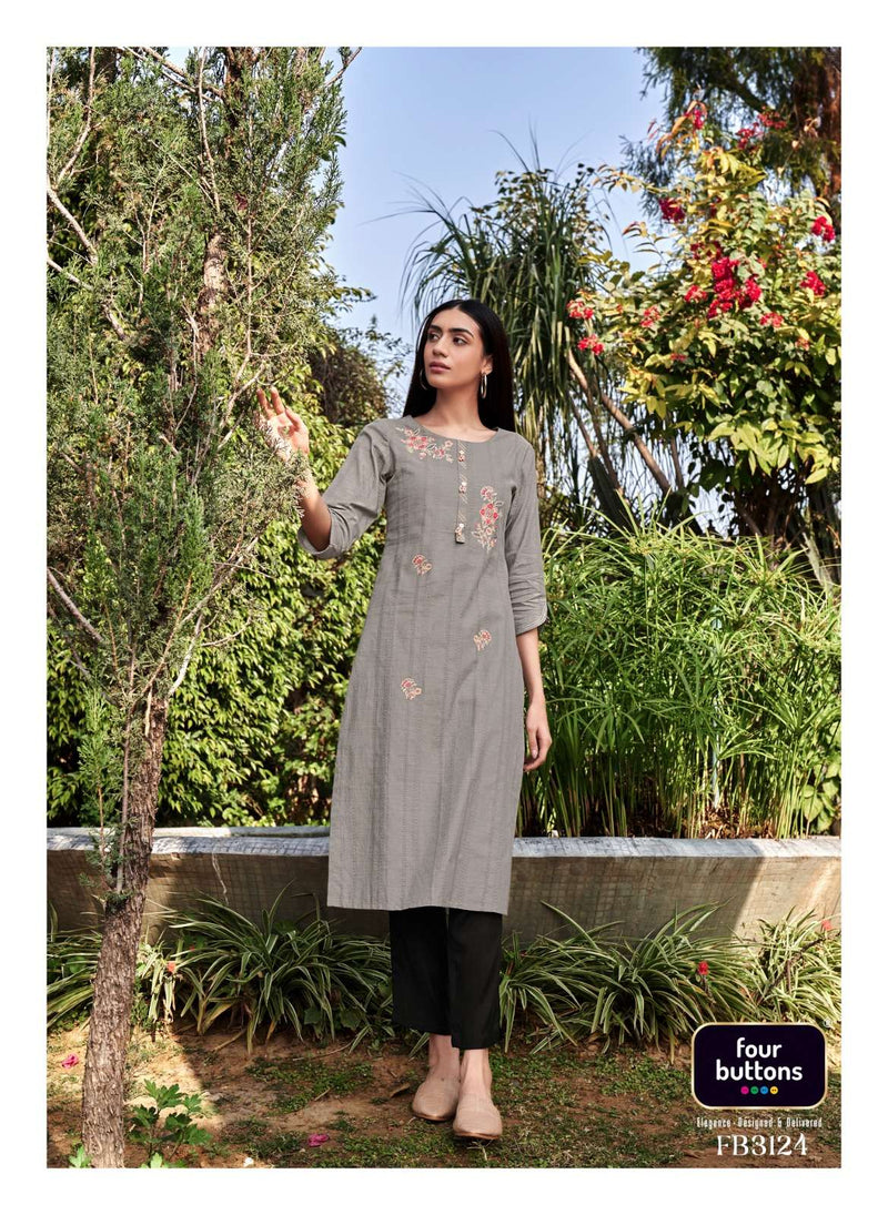 Women Regular Wear Cotton Kurti With Wooden Button - Available In Multiple  Colors at Rs 378/piece | Dwarka | New Delhi | ID: 24876898030
