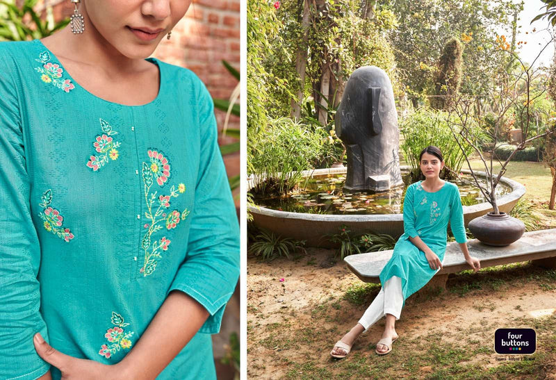 Buy Dragaon Slay Shirt Style Denim Short Kurti 3/4 Sleeve Top for  Fashionable Women (DN-1554-46) at Amazon.in