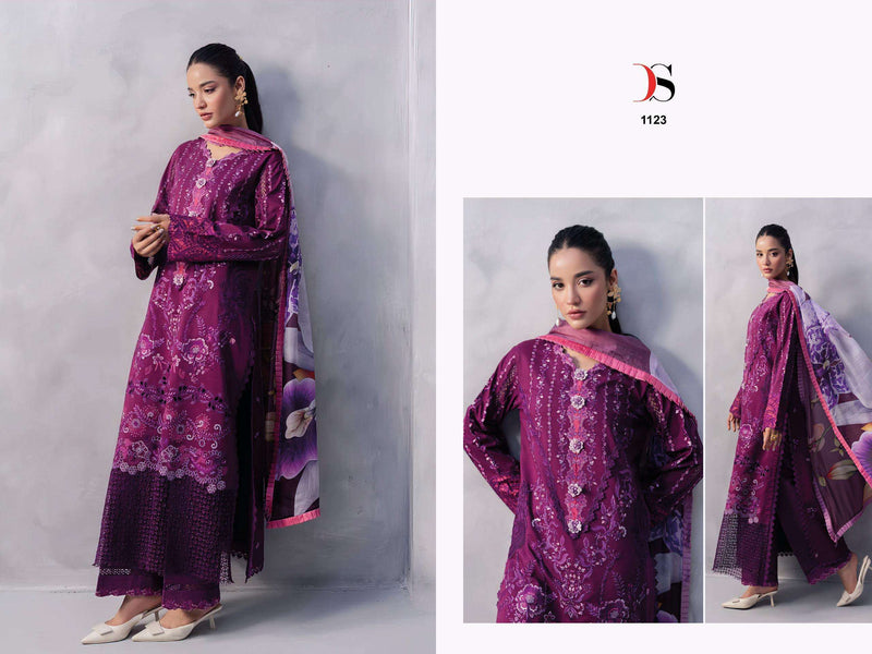 Deepsy Suits Mushq 25 Pure Cotton Embroidered Work Pakistani Suits