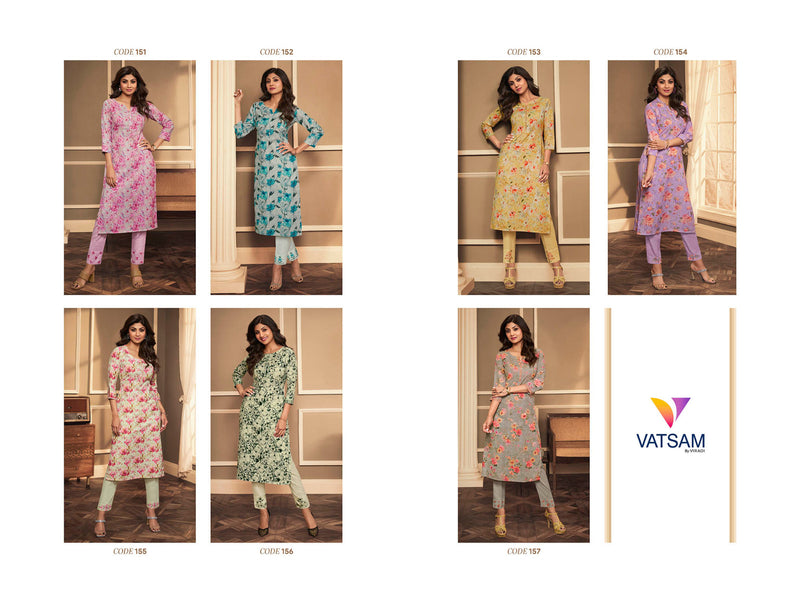 Vatsam Shilpa Linen Digital Print Fancy Designer Printed Partywear Kurti