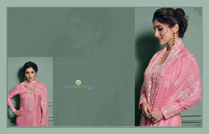 Vinay Fashion Saanvi Hitlist Dola Embroidery Work Pakistani Salwae Kameez