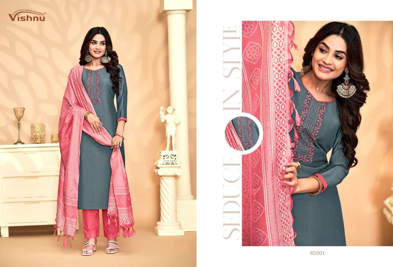 Vishnu Impex Evanka Vol 8 Silk Daily Wear Salwar Suit