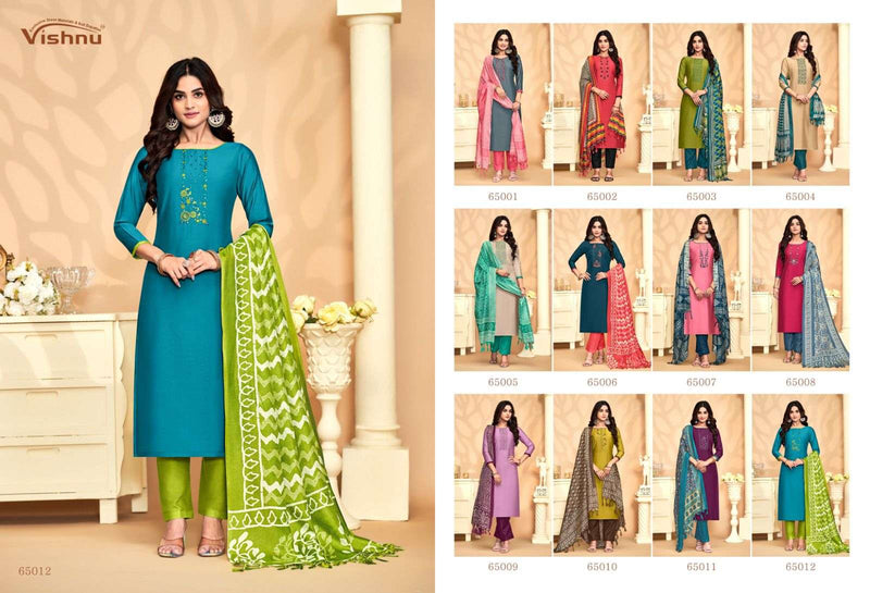 Vishnu Impex Evanka Vol 8 Silk Daily Wear Salwar Suit