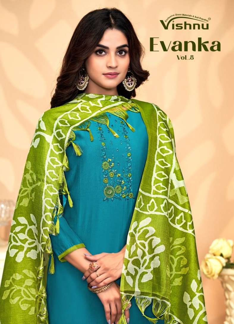 Vishnu Impex Evanka Vol 8 Silk Daily Wear Salwar Suit