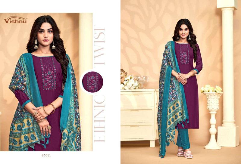 Vishnu Impex Evanka Vol 8 Silk Daily Wear Salwar Suit
