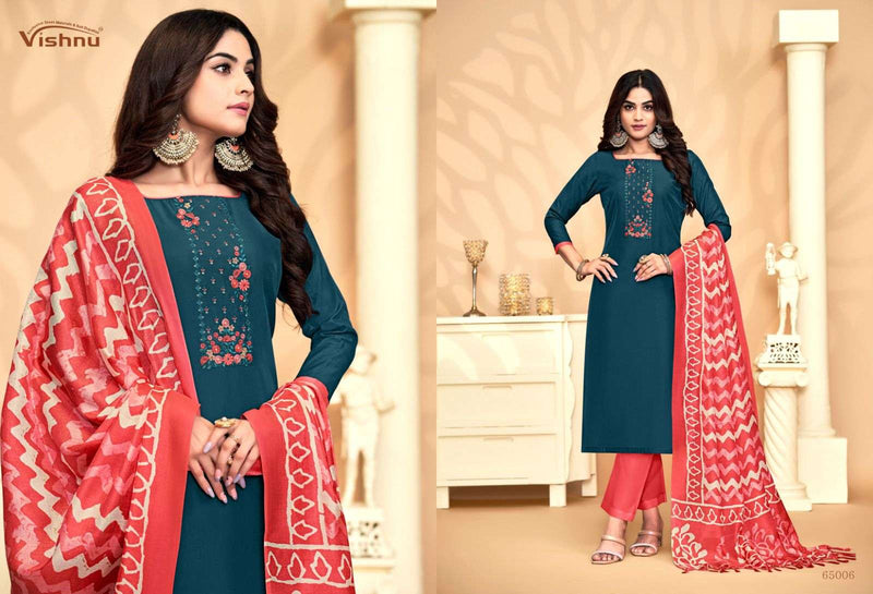 Vishnu Impex Evanka Vol 8 Silk Daily Wear Salwar Suit