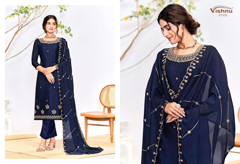 Vishnu Impex Riwayat Vichitra Silk Festival Wear Salwar Suit
