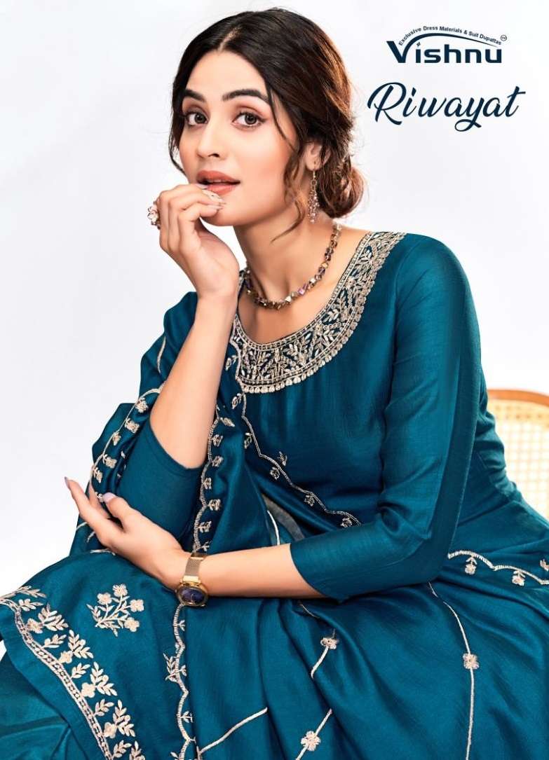 Vishnu Impex Riwayat Vichitra Silk Festival Wear Salwar Suit