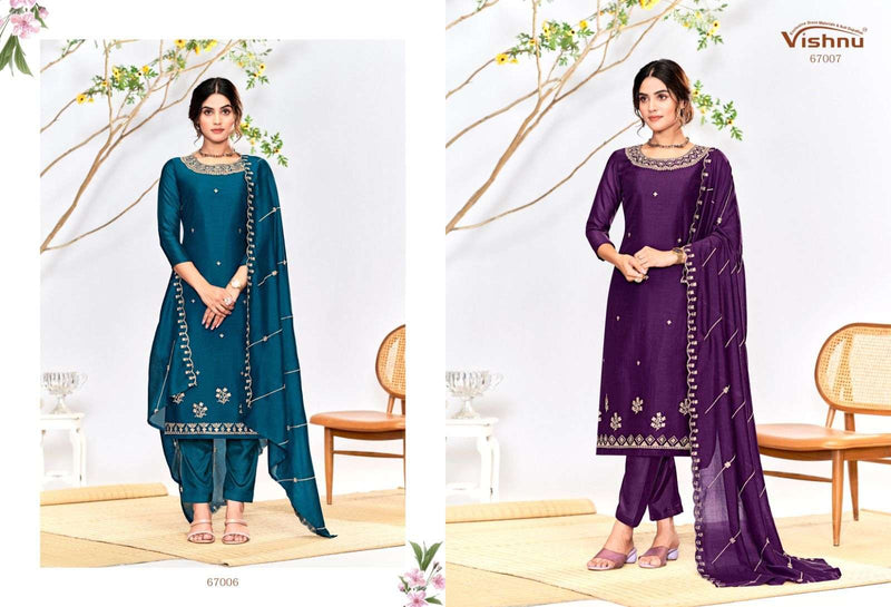 Vishnu Impex Riwayat Vichitra Silk Festival Wear Salwar Suit