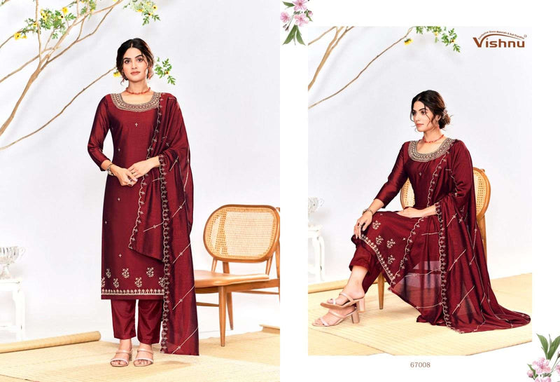 Vishnu Impex Riwayat Vichitra Silk Festival Wear Salwar Suit