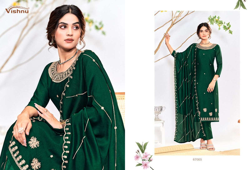 Vishnu Impex Riwayat Vichitra Silk Festival Wear Salwar Suit