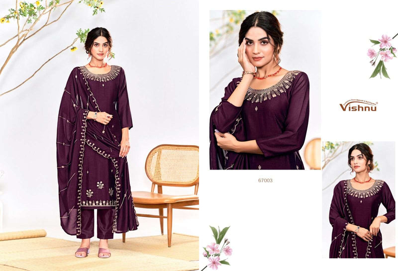 Vishnu Impex Riwayat Vichitra Silk Festival Wear Salwar Suit
