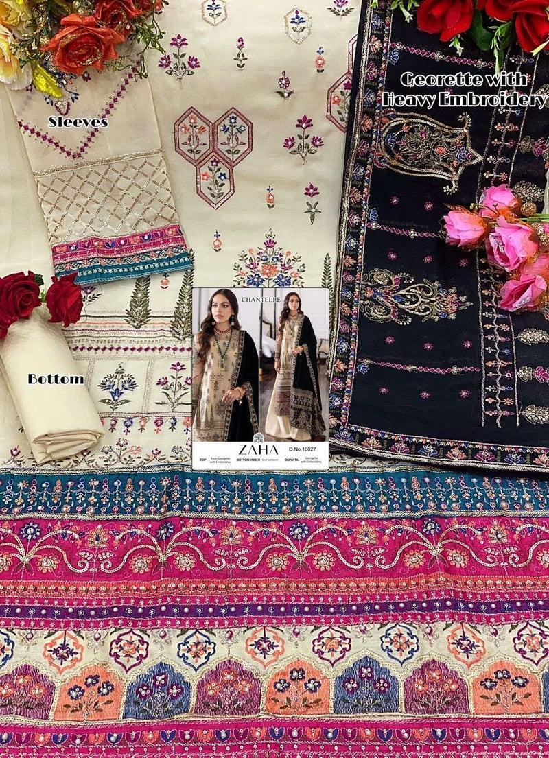 Zaha 10027 Single Design Amazing Pakistani Suit