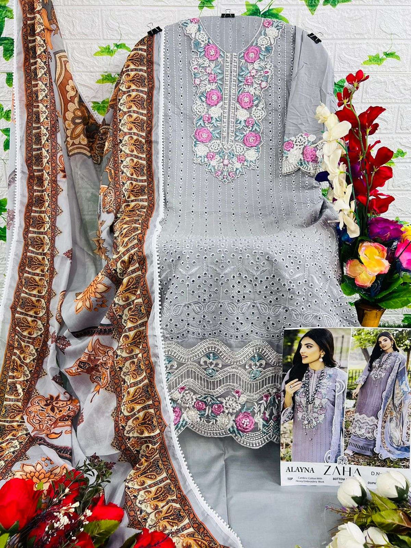 Zaha Present Alayna Designer Pakistani Concept Salwar Kameez Material