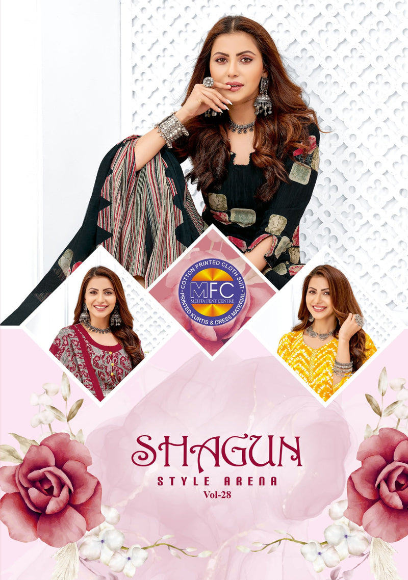 Mfc Shagun Vol 28 Heavy Cotton Printed Casual Wear Salwar Suit