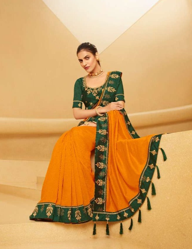 Kavira Antara Vichitra Fancy Look Simple Saree