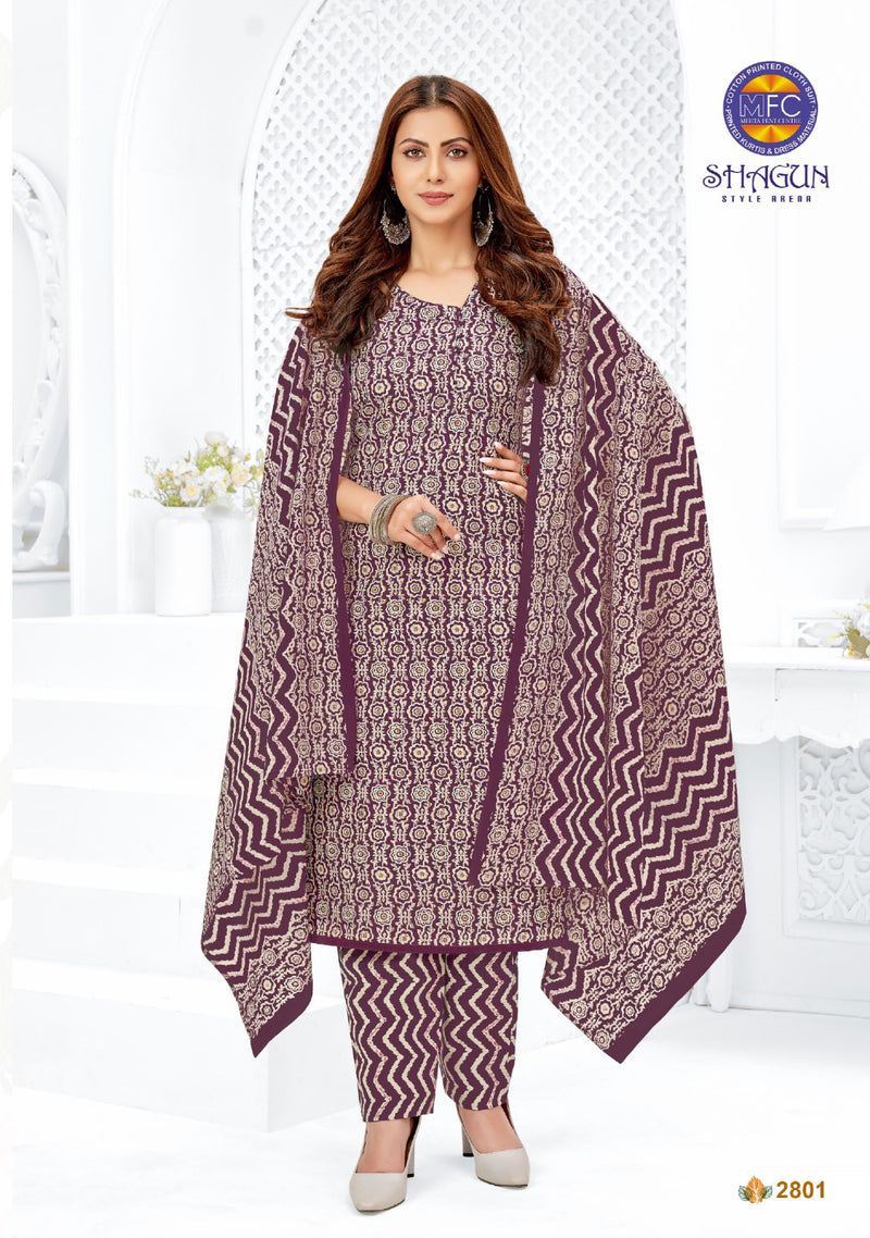 Mfc Shagun Vol 28 Heavy Cotton Printed Casual Wear Salwar Suit