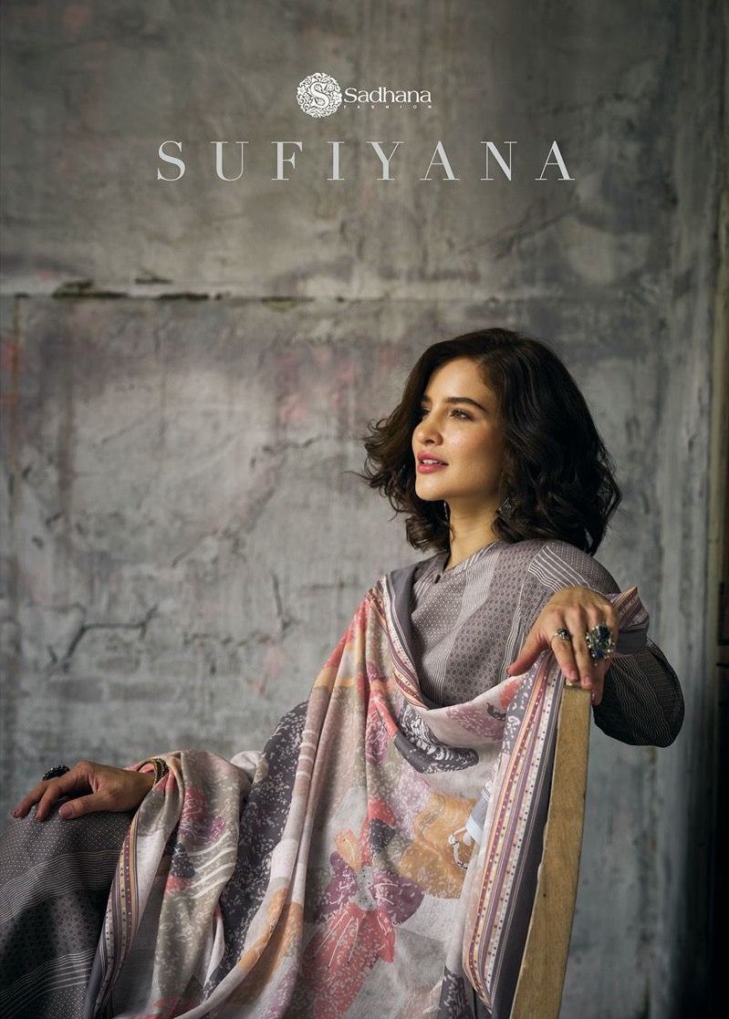 Sadhana Fashion Sufiyana Pure Silk With Fency Embroidery Work Salwar Suit