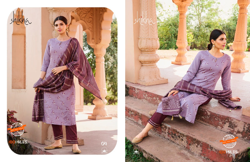 100 Miles Shikha Cotton Stylish Designer Printed Casual Wear Kurti