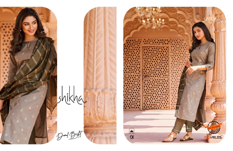 100 Miles Shikha Cotton Stylish Designer Printed Casual Wear Kurti